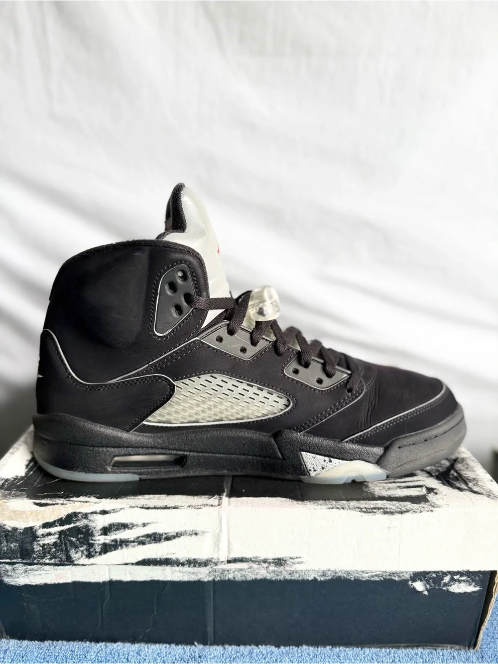 AUTHENTIC Jordan 5 Retro OG Black Metallic Reimagined size 13 HF3975–001 2025